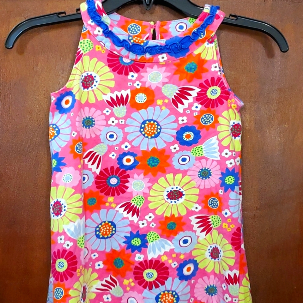 Hanna Andersson floral sleeveless dress - Picture 2 of 8